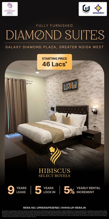 Bedroom in 4 BHK Villa at Amrapali Leisure Valley, Tech Zone 4 Greater Noida – for Sale
