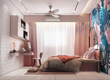 Bedroom in 4 BHK Apartment at T Bhimjyani Neelkanth Woods, Manpada – for Sale