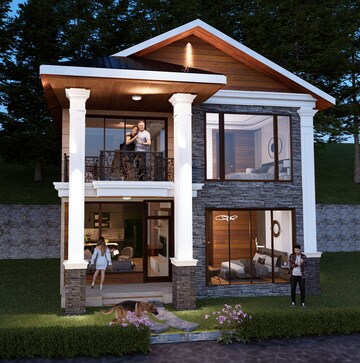 3 BHK Villa – Exterior View View at Sas Nagar - for Sale