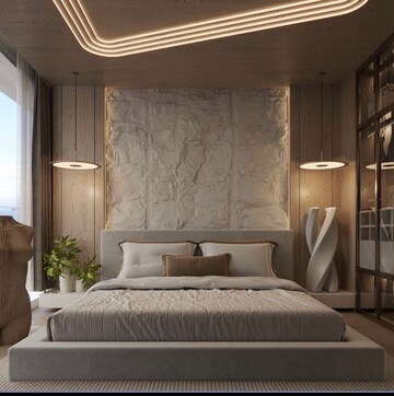 Bedroom in 3 BHK Apartment at Aashish The Meridian, C-Scheme – for Sale