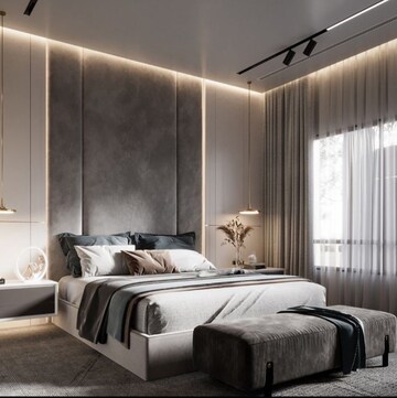 Bedroom in 3 BHK Apartment at Aashish The Meridian, C-Scheme – for Sale