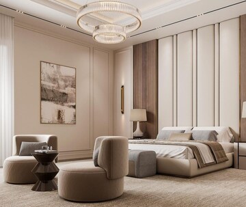 Living Room in 3 BHK Apartment at Aashish The Meridian, C-Scheme – for Sale