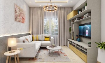 Living Room in 4 BHK Independent House at Aerocity – for Sale