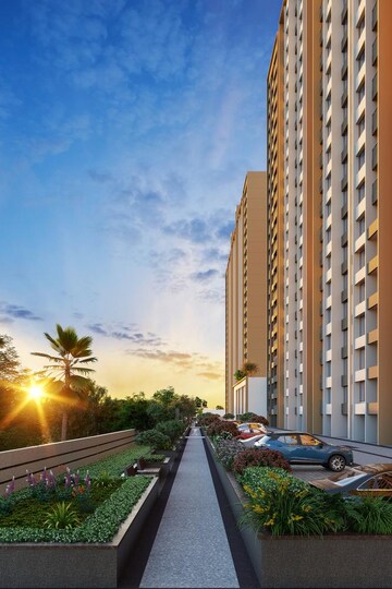 3 BHK Apartment – Exterior View View at Saniket The Rising, Kiwale - for Sale