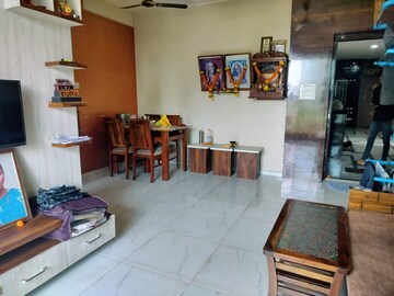 Living Room in 2 BHK Apartment at Gala Pride Palms, Kolshet Road – for Sale