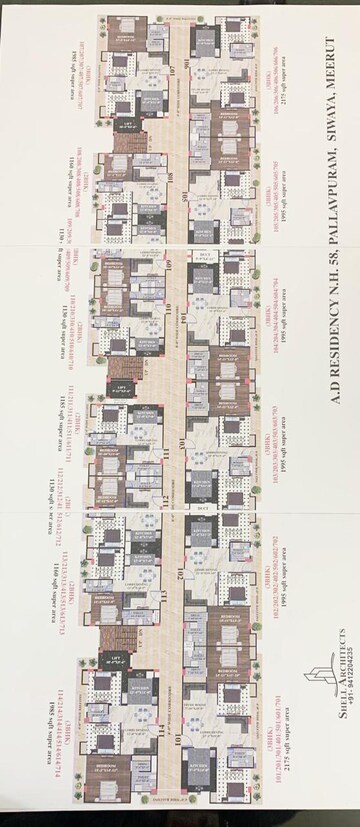 Master Plan in 2 BHK Apartment at Modipuram Bypass – for Sale