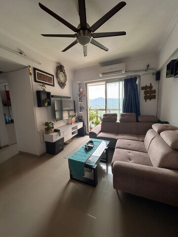 Living Room in 2 BHK Apartment at Puranik Hometown, Ghodbunder Road – for Sale