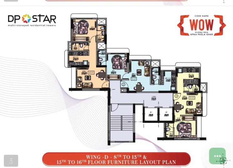 Floor Plan, dp-star 1 Bedroom 365 Sq.Ft. Apartment In Bhandup West Mumbai 7141856