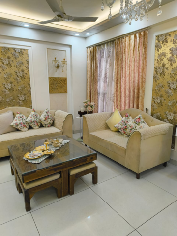 Living Room in 3 BHK Apartment at Allwin El Spazia, Nagla Road – for Sale