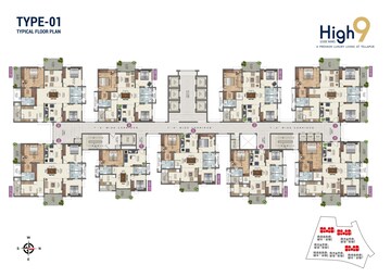 Master Plan in 3 BHK Apartment at Anvita High 9, Kollur – for Sale