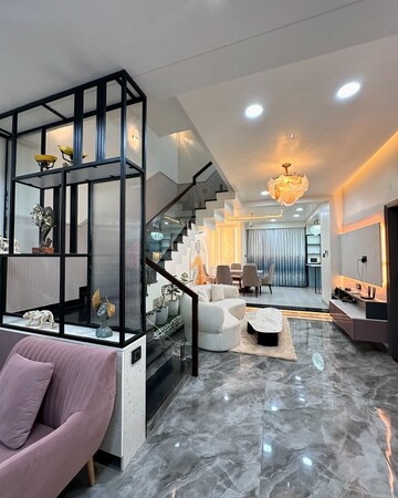 Living Room in 4 BHK Villa at Lalarpura – for Sale