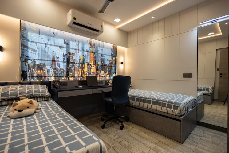 Bedroom, mallhar-bhimashankar-heights 3 Bedroom 995 Sq.Ft. Apartment In Dahisar West Mumbai 7146988