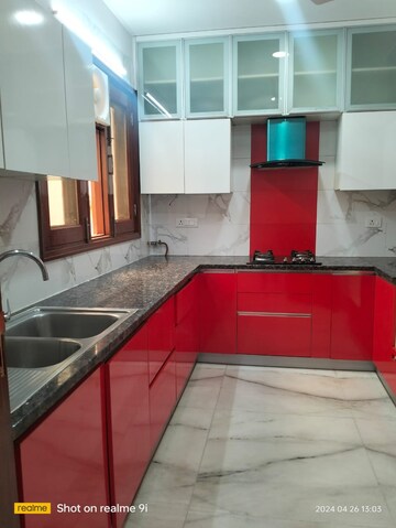 Kitchen in 3.5 BHK Builder Floor at Greater Kailash – for Sale
