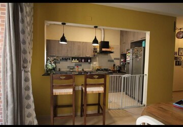 Kitchen in 2.5 BHK Apartment at Bhartiya Nikoo Homes Phase 2, Thanisandra Main Road – for Sale