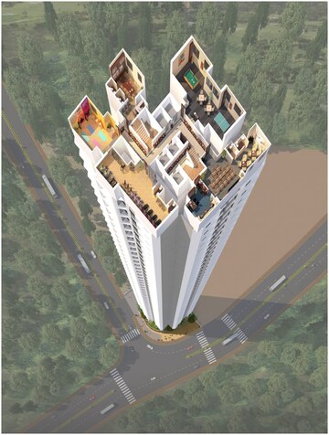 1 BHK Apartment – Exterior View View at Vihang Marina, Ghodbunder Road - for Sale