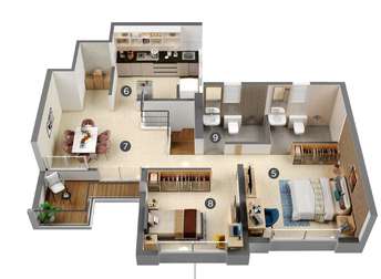 2 BHK Apartment For Resale in VTP Euphoria Kharadi Pune  7149321