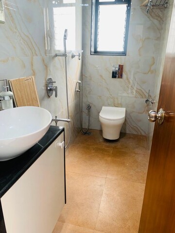 Bathroom in 2 BHK Apartment at Nahars Everest, Versova – for Rent