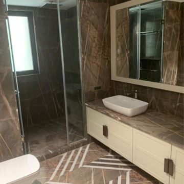 Bathroom in 4 BHK Builder Floor at Vasant Vihar – for Sale