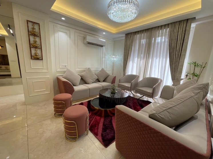 Living Room, roseate-homes 3 Bedroom 1800 Sq.Ft. Apartment In Ghazipur Zirakpur 7158036