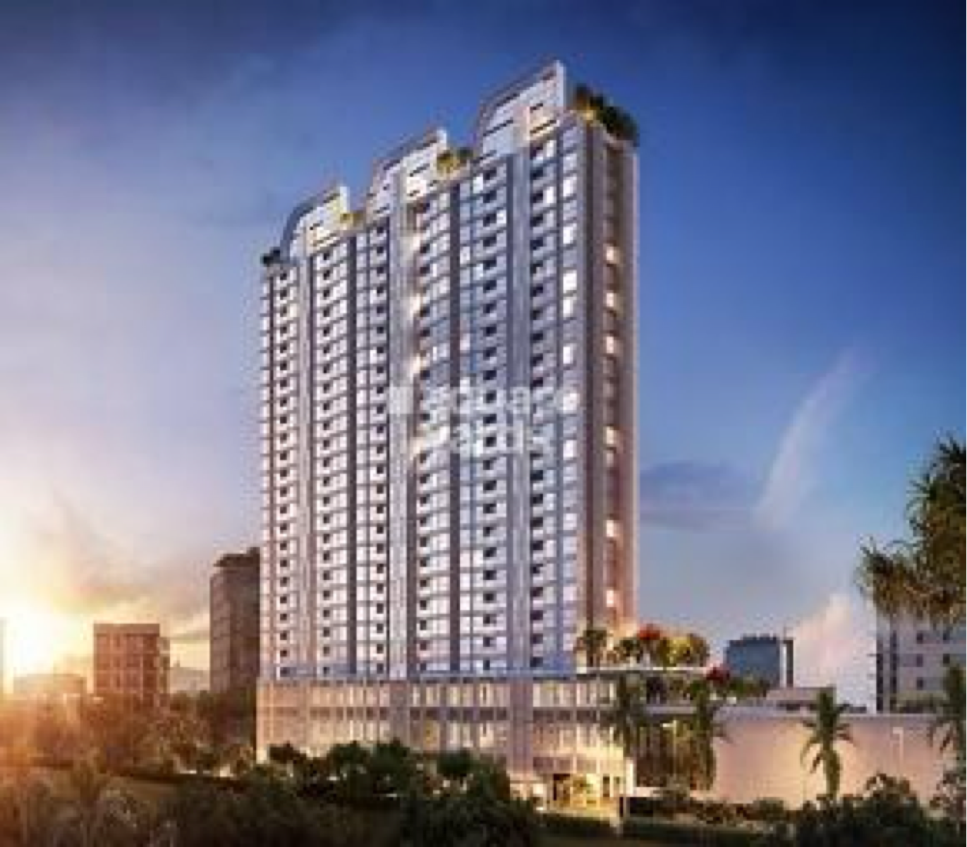 3 BHK + Pooja Room Apartment For Sale in Merlin Ventana