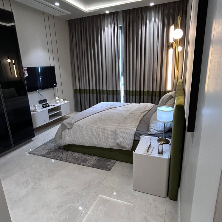 Bedroom, merlin-ventana 3 Bedroom 1300 Sq.Ft. Apartment In Veerabhadra Nagar Pune 7158244