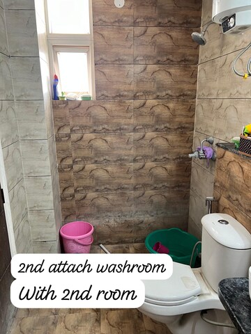 Bathroom in 3 BHK Apartment at Highland Park Chandigarh, Bhabat – for Sale