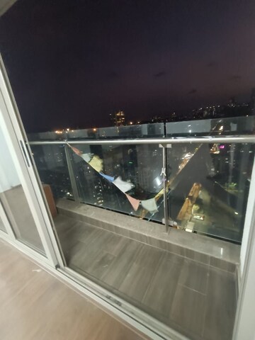 Balcony in 3 BHK Apartment at Adani Western Heights Sky Apartments, Andheri West – for Rent