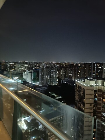 Balcony in 3 BHK Apartment at Adani Western Heights Sky Apartments, Andheri West – for Rent