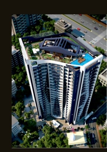 3 BHK Apartment – Exterior View View at Je And Vee Om Trimurti, Malad East - for Sale