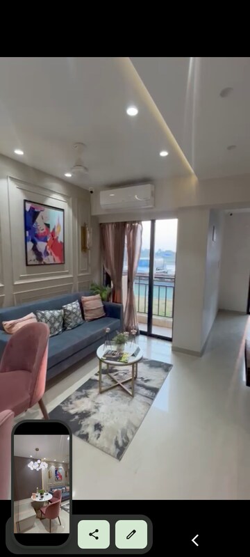 Living Room in 1 BHK Apartment at Conceptual Suraksha Smart City Phase I, Vasai East – for Sale