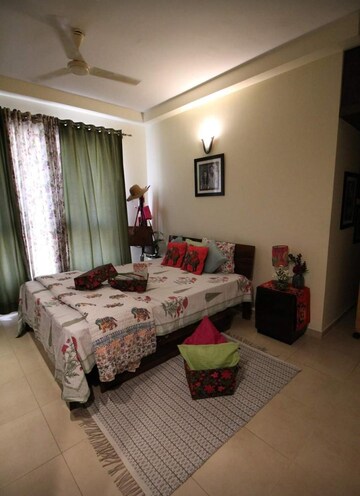 Living Room in 1 BHK Apartment at Bhartiya Nikoo Homes, Thanisandra Main Road – for Sale