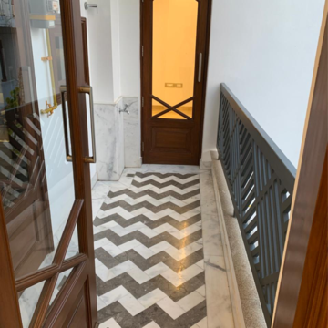 Balcony in 4 BHK Builder Floor at Vasant Vihar – for Sale