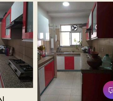 Kitchen in 3 BHK Apartment at Mahagun Moderne, Sector 78 – for Sale