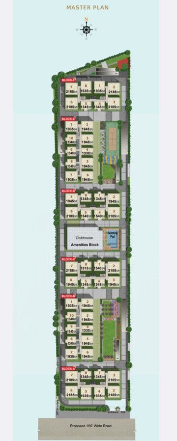 Master Plan in 3 BHK Apartment at Frontline Seven, Kokapet – for Sale
