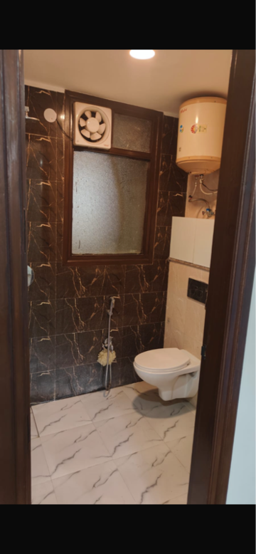Bathroom in 2 BHK Builder Floor at Chattarpur – for Sale