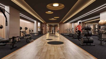 Gym in 3 BHK Apartment at Raghavendra Panchajanya Heights, Chanda Nagar – for Sale