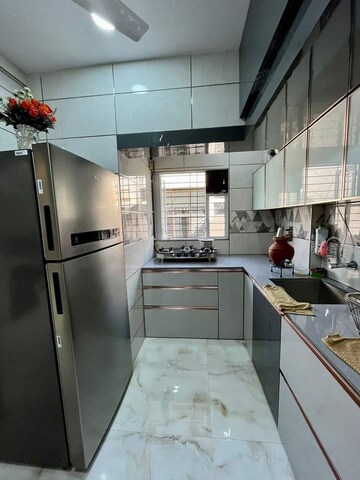 Kitchen in 3 BHK Apartment at Arham Satyam Valencia, Kharghar – for Sale