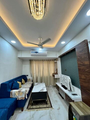 Living Room in 3 BHK Apartment at Arham Satyam Valencia, Kharghar – for Sale