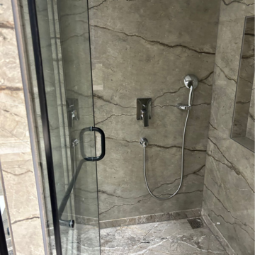 Bathroom in 4 BHK Builder Floor at West End Colony – for Sale