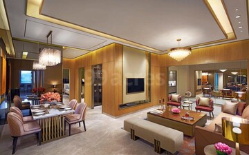 Living Room in 4 BHK Apartment at Puri Diplomatic Greens Villas, Sector 111 – for Sale