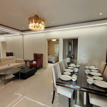 Living Room in 3 BHK Apartment at Dhakoli Village – for Sale