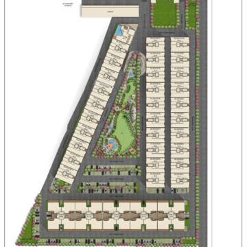 Master Plan in 3 BHK Apartment at Dhakoli Village – for Sale