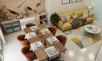 Living Room in 4 BHK Builder Floor at Sector 4 – for Sale