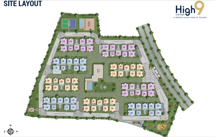 Master Plan, anvita-high-9 2 Bedroom 1356 Sq.Ft. Apartment In Kollur Hyderabad 7169452