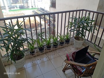 Balcony in 2.5 BHK Apartment at Ajnara Homes, Sector 16b Greater Noida – for Sale