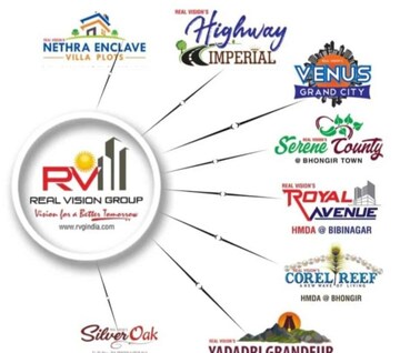  Plot – Map Location View at Real Visions Venus Grand City, Patelguda - for Sale