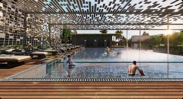 Swimming Pool in 2 BHK Apartment at Mantra Magnus, Mundhwa – for Sale