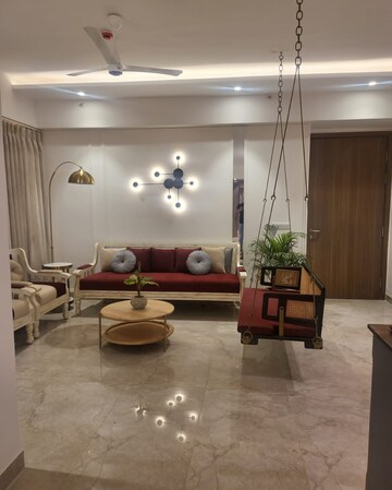 Living Room in 3 BHK Apartment at Microtek Greenburg, Sector 86 – for Sale