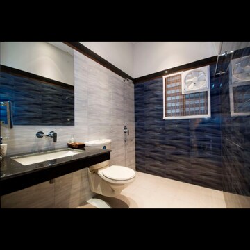 Kitchen in 3 BHK Apartment at Sushma Crescent, Dhakoli Village – for Sale