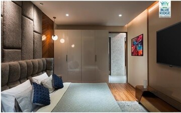 Bedroom in 3 BHK Apartment at Motia Blue Ridge, Dhakoli Village – for Sale